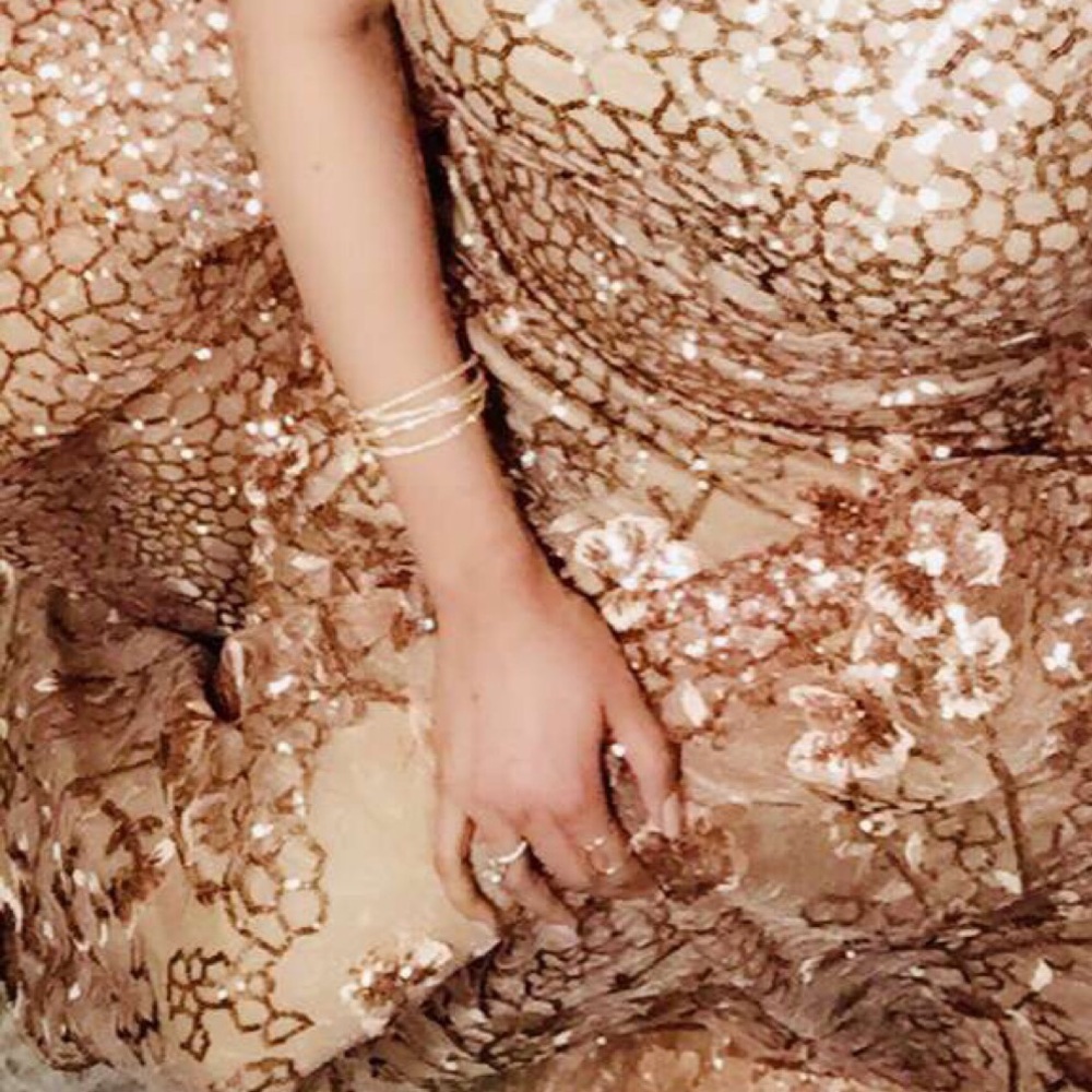 Mnm couture Fouad Sarkis rose gold